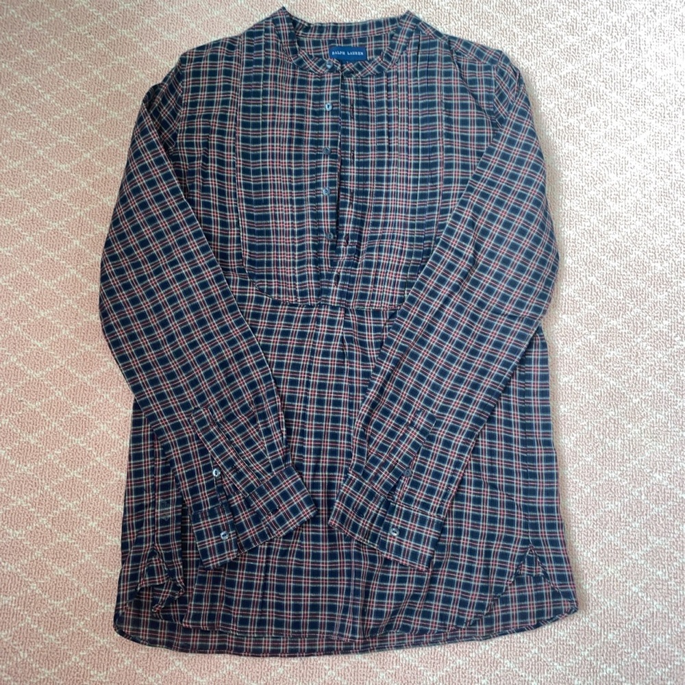Ralph Lauren Plaid Top